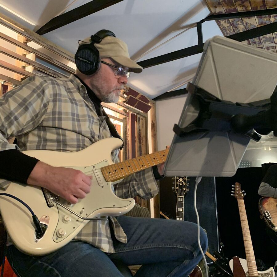 Recording AWA at The Porch Studio, Hamilton, 2018